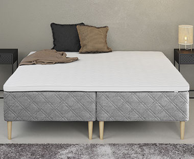 GOLD T30 top mattress on top of a double mattress toppers